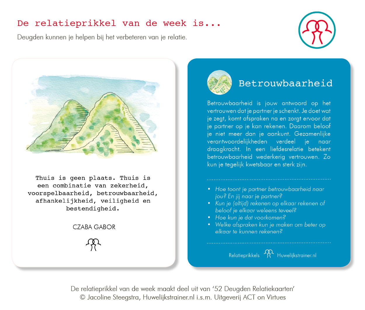 Betrouwbaarheid, je houden aan afspraken