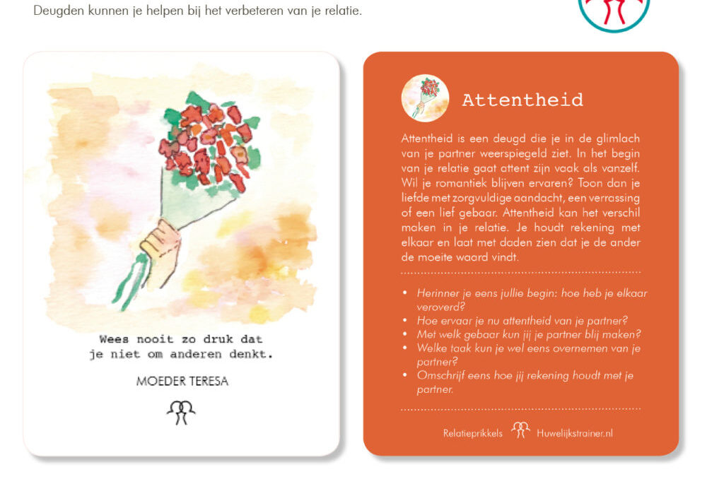 Attentheid: neem eens wat vaker een bloemetje mee