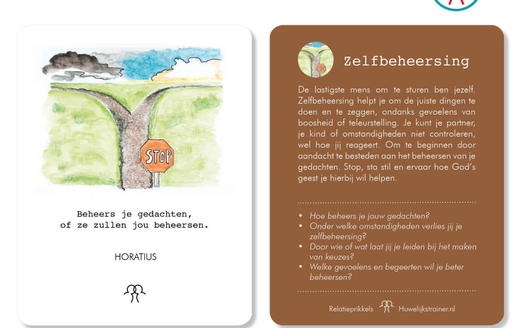 Zelfbeheersing: stop, denk, doe!