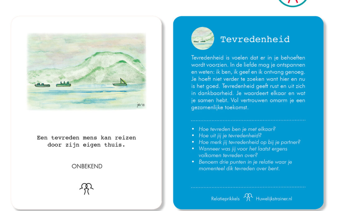Tevredenheid: de sleutel tot alledaags relatiegeluk