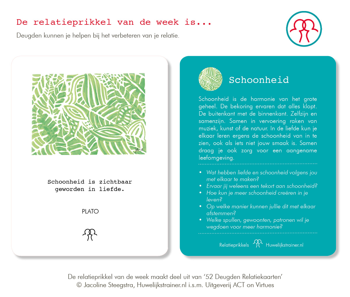 Schoonheid Schoonheid in je relatie: samen ervaren wat goed en mooi is