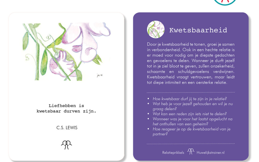 Een hechte relatie door kwetsbaarheid